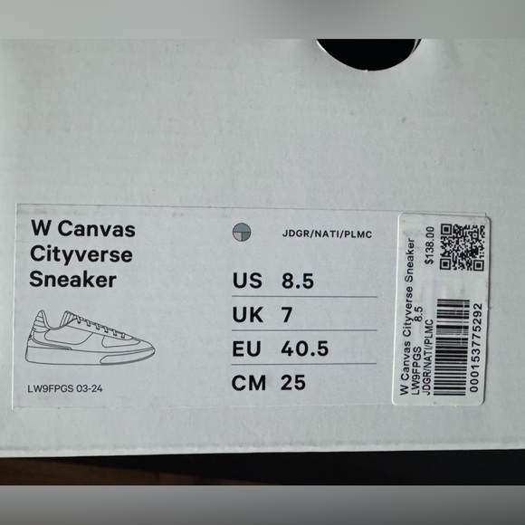 Women’s Lululemon Cityverse Jade Grey Green Natural Ivory Palm Court Sneakers8.5 - Picture 12 of 12